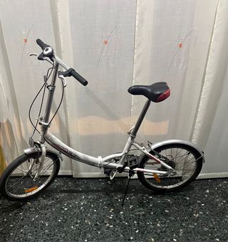Bicicleta Plegable Blanca