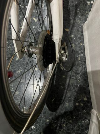 Bicicleta Plegable Blanca