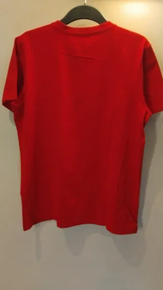 T-shirt rossa Kappa taglia L