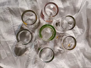 Set 7 Bicchieri Vintage Nutella Anni 90