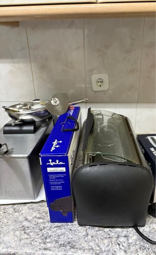 Freidora, Plancha y Tostadora Jata