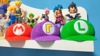 Gorras 3D Mario, Luigi y Waluigi