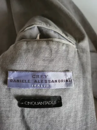 Giacca uomo Daniele Alessandrini grigia