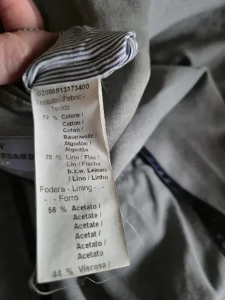 Giacca uomo Daniele Alessandrini grigia