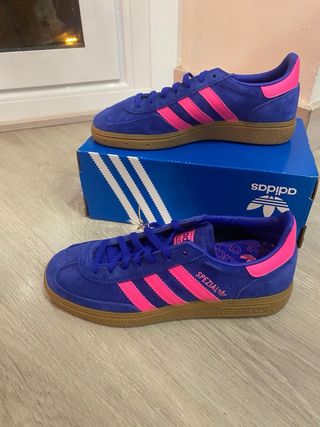Adidas Handball Spezial Azul/Rosa Talla 36.5