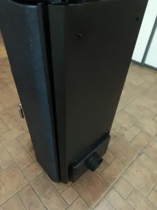 Estufa de leña con horno