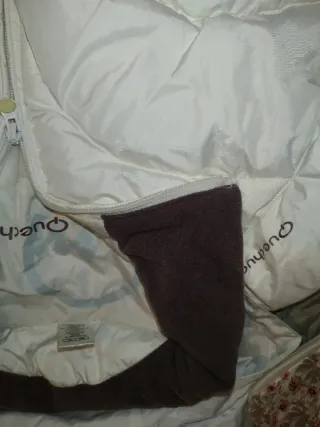 Chaqueta Nieve Quechua Talla 40 Blanca