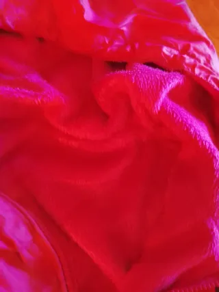 Giubbotto donna fucsia con cappuccio