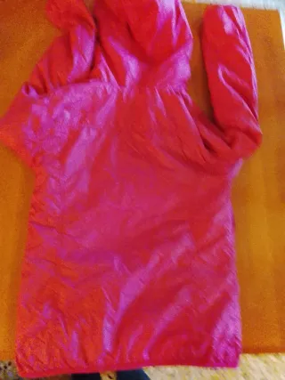 Giubbotto donna fucsia con cappuccio