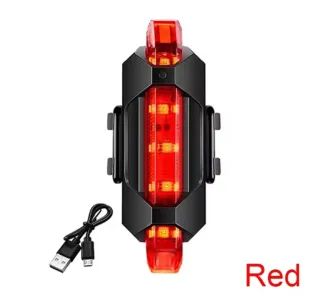 Coppia luci LED ricaricabili bicicletta