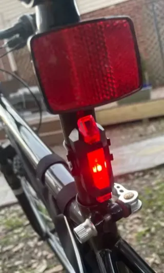 Coppia luci LED ricaricabili bicicletta