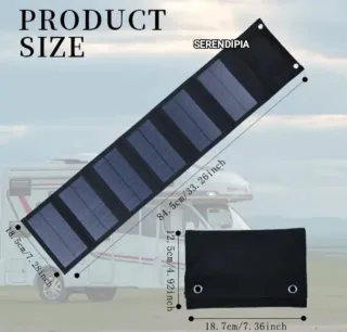 Cargador Solar Plegable (6 paneles)