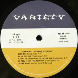 Mahalia Jackson Grande Mahalia Jackson LP 12" 33GG