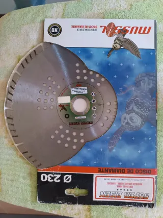 Disco Diamante 230mm Mussol