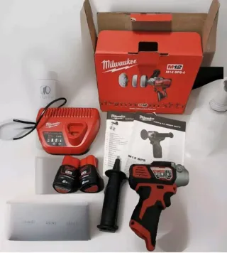 Milwaukee M12 BPS-0 lucidatrice + 2 batterie 2Ah +