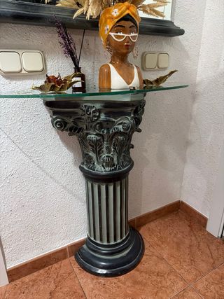 Mueble recibidor con espejo