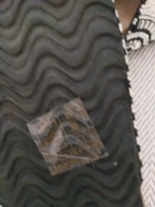 Sandalias BUONAROTTI negras y blancas