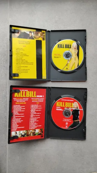 DVDs Kill Bill Vol. 1 y 2 (Español)
