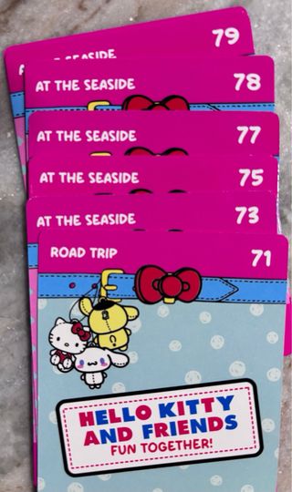 Cromos Panini Hello Kitty y Amigos