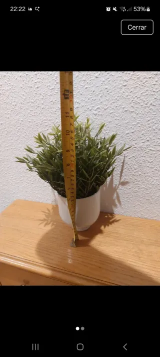 Maceta con planta artificial Ikea