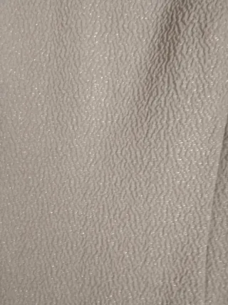 Vestido plateado mujer