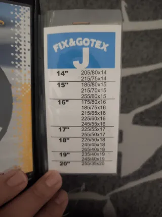 Cadenas de tela para nieve FIX&GO TEX