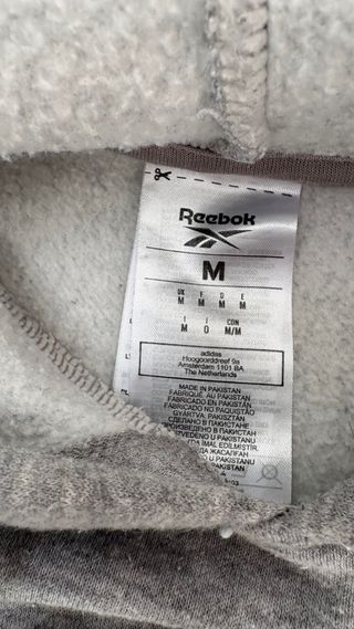 Sudadera Reebok Gris Unisex