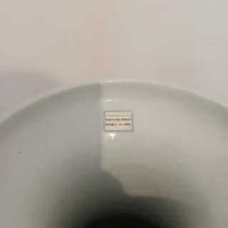 Jarrón Chino Rosa y Verde Porcelana