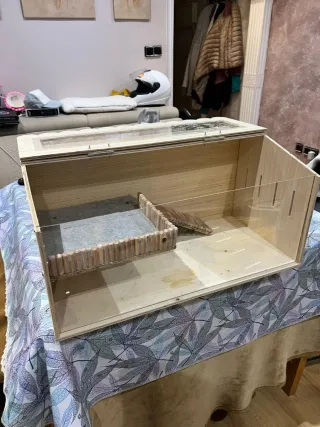 Jaula para hámster con plataforma