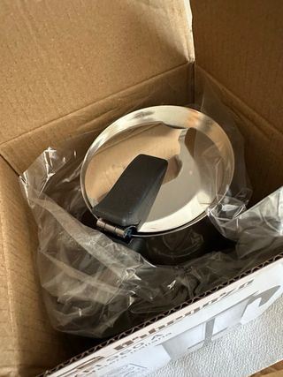 Cafetera italiana ORBEGOZO de ACERO INOXIDABLE