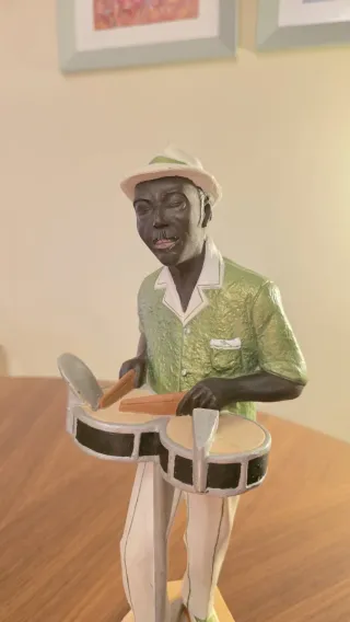 Conjunto 4 Figuras Músicos Jazz Vintage