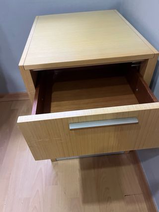 Cajonera 3 cajones madera y metal