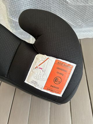 Asiento coche infantil sin Isofix
