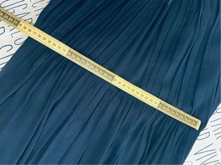 Vestido Invitada Eventos Azul Marino Largo M