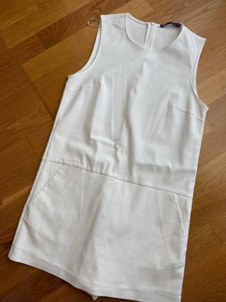 Vestido Zara Blanco Talla S