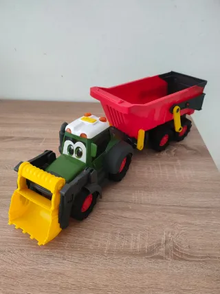 Tractor de Juguete con Remolque