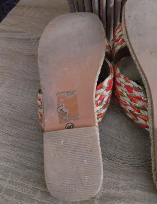 Sandalias NalaIm verano beige multicolor