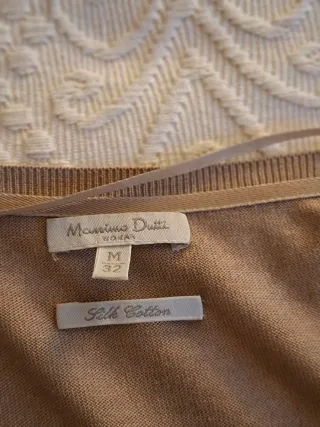 Cárdigan Massimo Dutti Beige