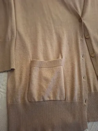 Cárdigan Massimo Dutti Beige