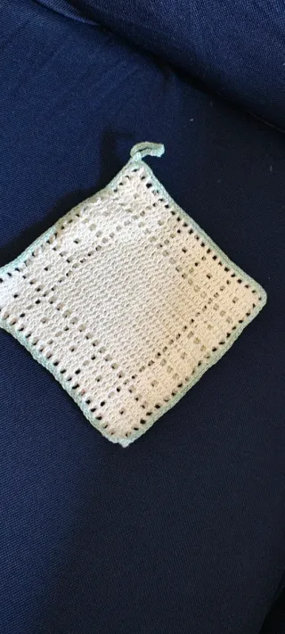 Set cuscino + 2 presine. Handmade