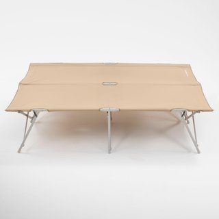 Cama plegable catre para camping 2 personas 193x131 cm