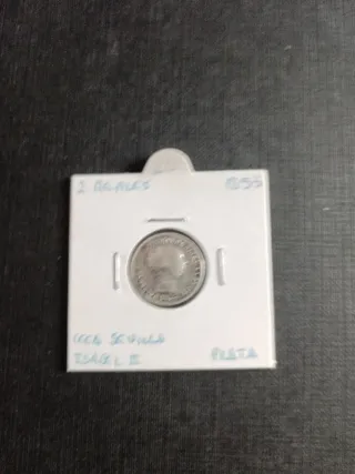 3 Monedas Plata Isabel II (1852-1864)