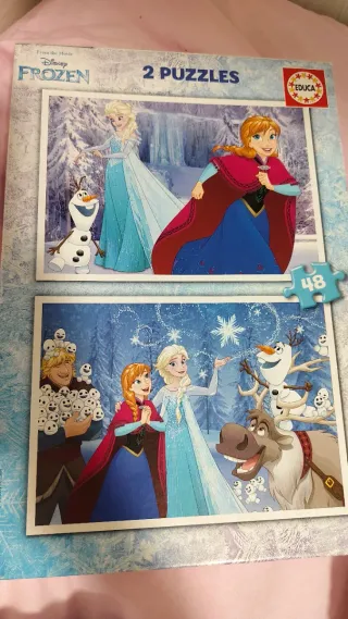 Lote 4 rompecabezas & puzzles Disney