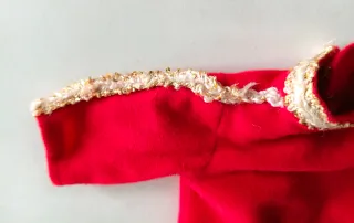 Nancy conjunto Tarde vestido rojo Famosa años 70