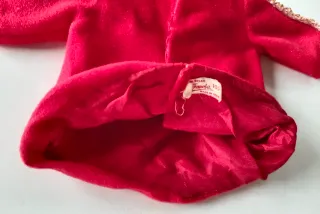 Nancy conjunto Tarde vestido rojo Famosa años 70