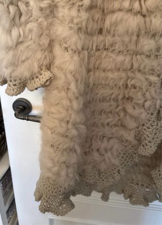 Abrigo Hoss Intropia ganchillo y pelo Talla Única