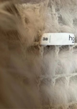 Abrigo Hoss Intropia ganchillo y pelo Talla Única