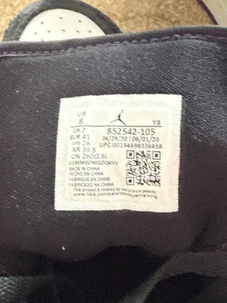 Nike Air Jordan Zapatillas Morado Blanco