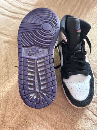 Nike Air Jordan Zapatillas Morado Blanco