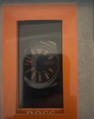 Reloj Boss Negro y Naranja